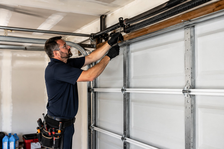 Garage door opener and spring service in North Palm Beach FL