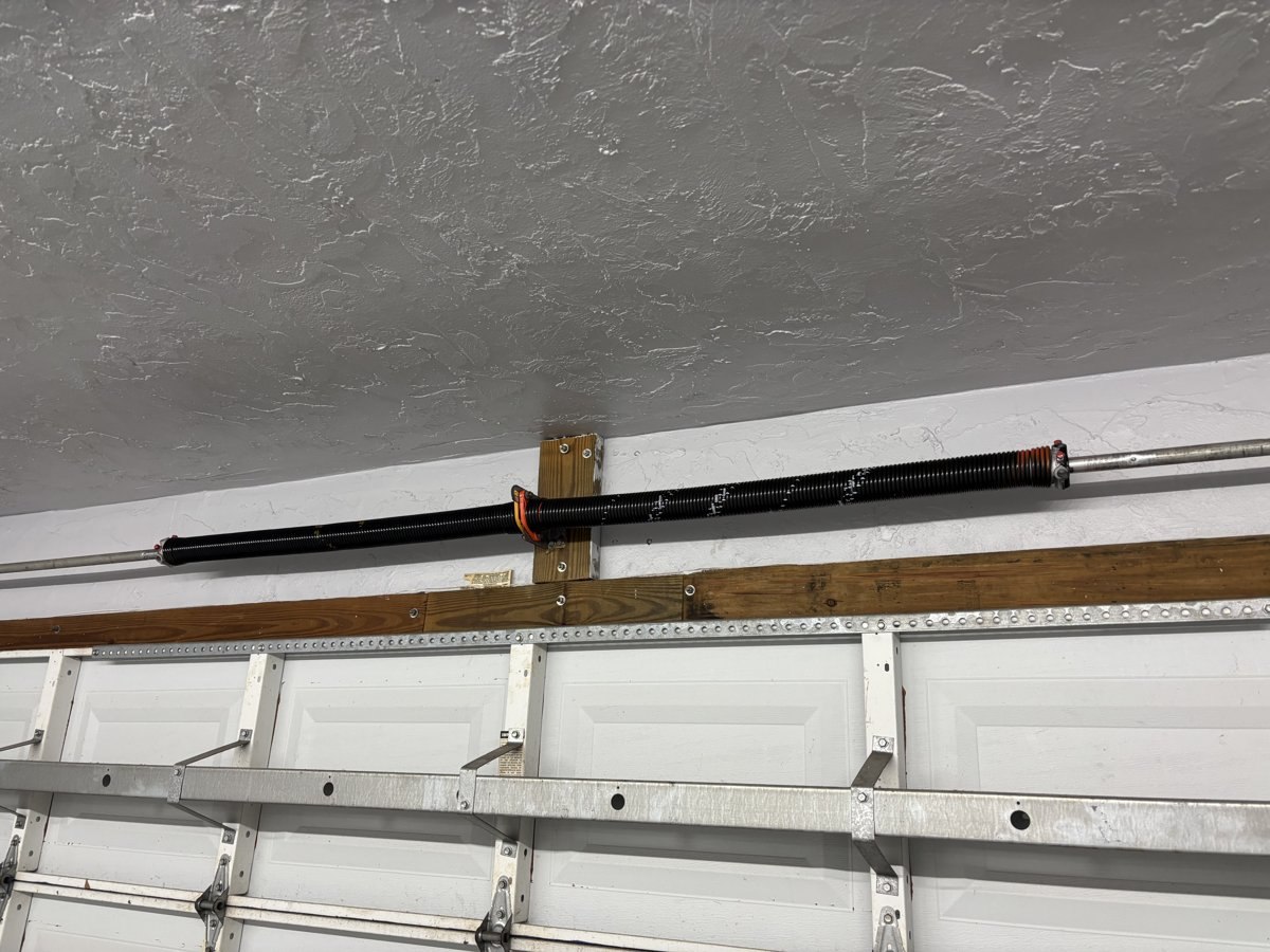 LiftMaster wall-mount opener wired and mounted in South Florida