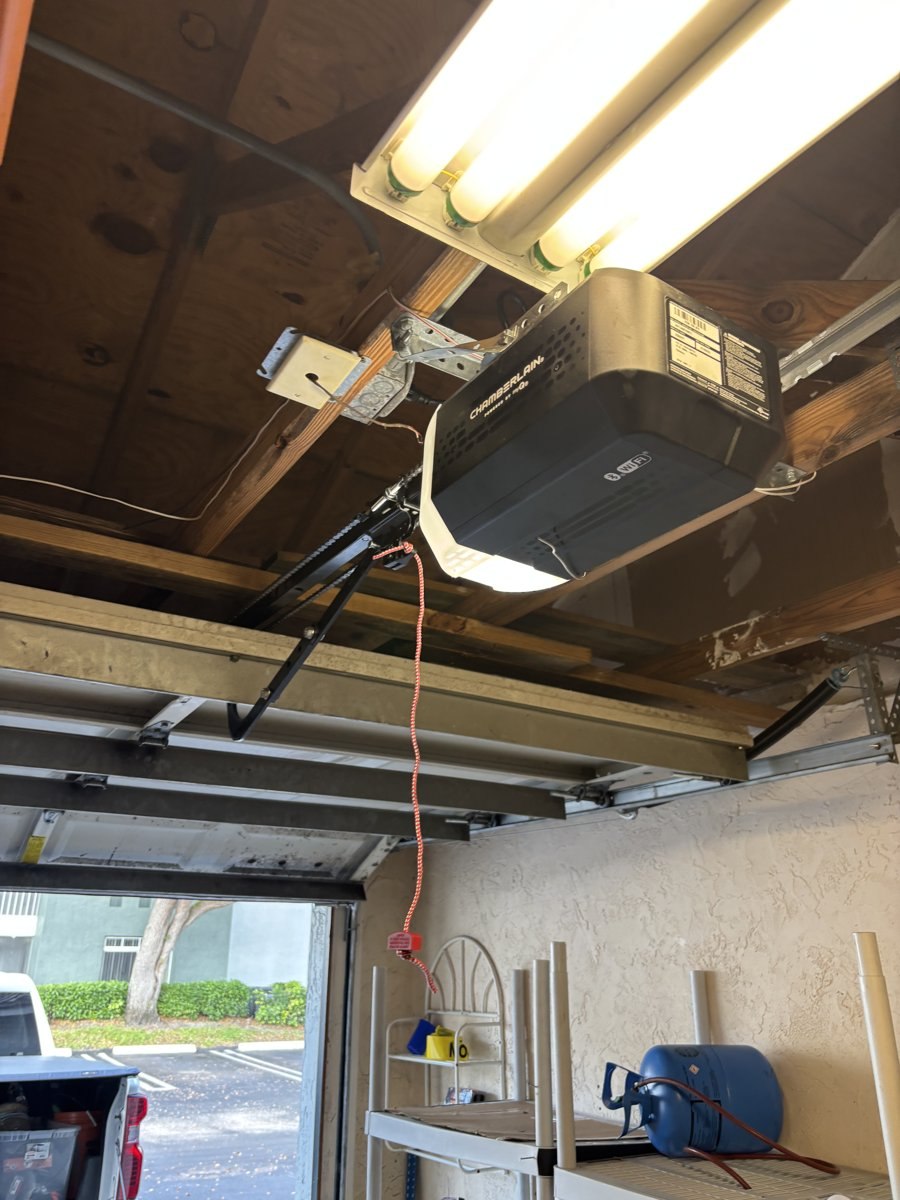 Smart Wi-Fi garage door opener installed in Boca Raton, FL